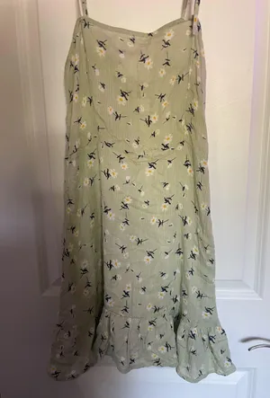Basic summer dress with spaghetti straps. Size S thumbnail 1