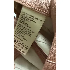 Maeve The Colette Crop Metallic Faux Leather Ruffle Hem Pants- Pink Metal Sz 30 thumbnail 8