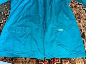 Cherokee Teal Blue Scrub Jacket thumbnail 2