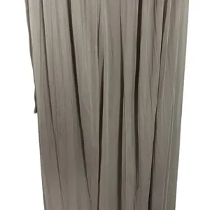 David's Bridal One Shoulder Strap Beige Maxi Dress Size 4 thumbnail 12