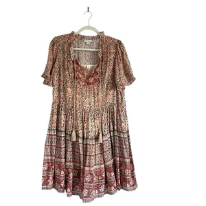 Sundance Fields of Beauty Tiered Peasant Dress XS FINAL PRICE thumbnail 2