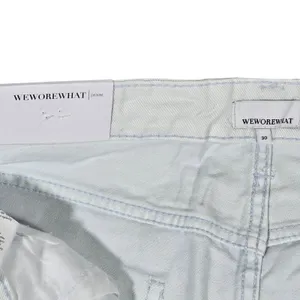 WEWOREWHAT Kick Flare Jeans Size 30 Stretch Denim Super‎ Bleached thumbnail 7