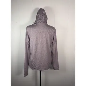 Athleta Uptempo II Hoodie Sweatshirt Mauve Heather Activewear Xs thumbnail 3