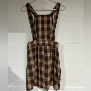 Shein fall plaid dress size 2 thumbnail 2