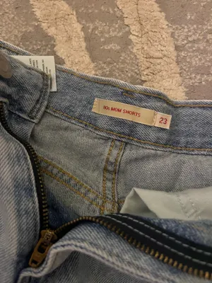 Women’s light blue 80s mom jean shorts 23 thumbnail 3