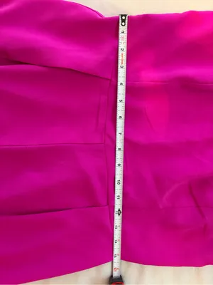 NWT Sugarlips Fuchsia Pink Strapless Ruffle Jumpsuit Size L thumbnail 9
