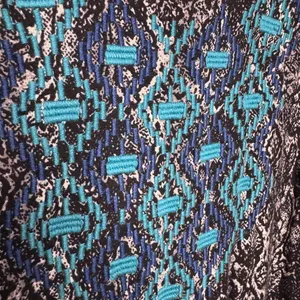 Ecote Anthropologie Snakeskin Print Embroidered Detail Shift Dress Sz L thumbnail 6