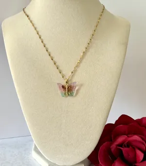 Colorful Butterfly Necklace (418) 🦋 Multiple thumbnail 1