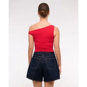 Abercrombie & Fitch Curve Love High Rise Loose Short Size 34 thumbnail 3