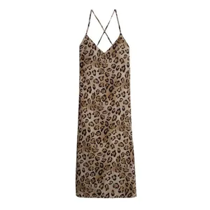 New. PQ leopard midi dress/coverup. XS/S. Retails 154 thumbnail 9