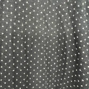 Soma light weight black & white polka dot robe lace cuff sleeve size large thumbnail 7