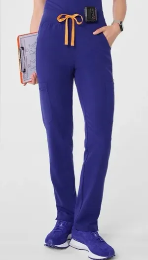 Figs Women High Rise Slim Pants in size XS in Deep Royal blue NWOT thumbnail 1