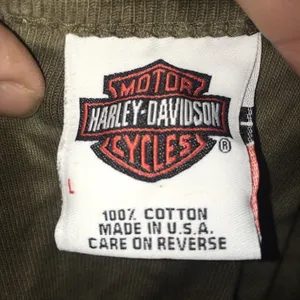 Harley Davidson acid wash Fort Worth fitted shirt thumbnail 3