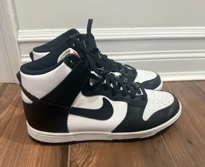 Nike Black and White High-Top Sneakers thumbnail 1