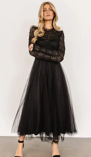 Baltic Born NWT  Black Tulle Dress thumbnail 1