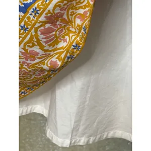 J.Crew Point Sur Royal Block Print Tiered Maxi Dress size 6 thumbnail 6