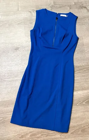 •CALVIN KLEIN• BLUE DRESS thumbnail 1