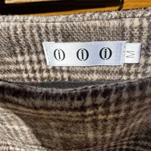Women's Wool‎ Blend Mini Skirt Plaid Clueless Side Zip Lined Preppy Academia Med thumbnail 3