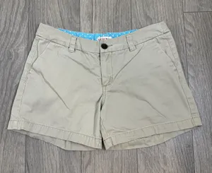 Merona Women's Tan Casual Bermuda Shorts Size 6 | 100% Cotton thumbnail 1