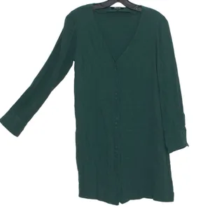 Madewell Shirt Dress Button Up Tunic Flowy Boho Cottagecore Minimalist Green‎ S thumbnail 2