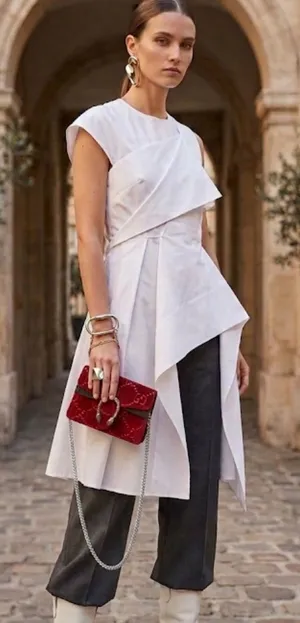 Gucci | Red Mini Bag with Silver Chain thumbnail 1