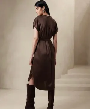 Banana Republic SERENADE SILK SHIRTDRESS thumbnail 2