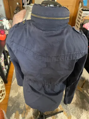 H&M Lightweight navy blue jacket thumbnail 4