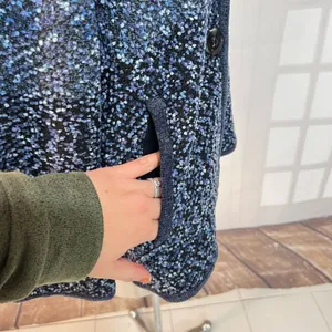 🔥5/$25 sale🔥 Orvis Blue Button Down Long Sleeve Cardigan Sweater Size Large thumbnail 4
