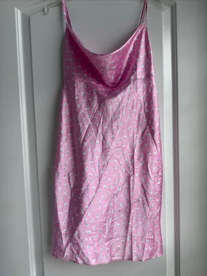 Zara Pink Floral Cowl Neck Slip thumbnail 7
