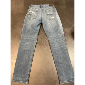 American Eagle Outfitters Distressed Jeans Super‎ Stretch Light Wash Denim B-901 thumbnail 5