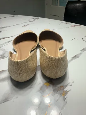 a new day Beige woven Pointed-Toe Ballet Flats. thumbnail 7