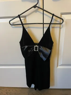 Simona Deep V Romper thumbnail 2