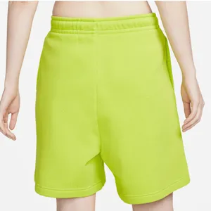 NWT NIKE WOMEN'S ESSENTIAL FLEECE SHORT ATOMIC GREEN Medium Pull On thumbnail 2