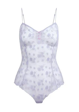 Skims Spring Intimates Teddy in Jupiter Two Tone XL thumbnail 1