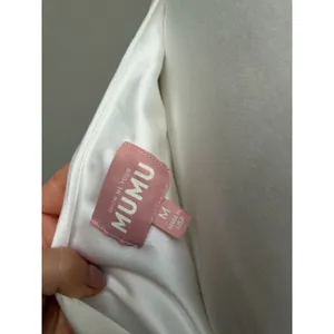 Show Me Your Mumu Jodie Dress Ivory White Luxe Satin Size Medium thumbnail 9