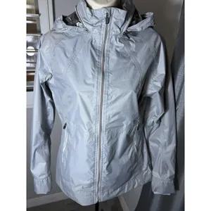 EUC: Avalanche Women Weather Shield Small Waterproof Jacket Gray/Silver‎ Active thumbnail 8