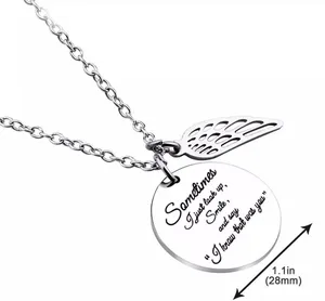 Boutique I Know That Was You, Grief Gift, Lost Loved One Gift, Daily Reminder, Funeral Gift, Loss Necklace, Gift To Friend, Gift To Family thumbnail 3