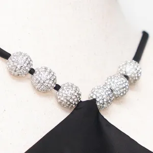 Betsy & Adam‎ - Pavé-Bead Satin Halter Gown thumbnail 8