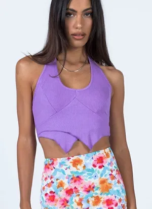 Princess Polly Sami Top Purple thumbnail 1