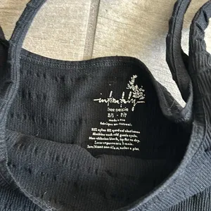 Intimately free people black stretch tank top thumbnail 2