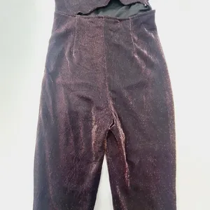 Superdown Tia Cut Out Jumpsuit in Wine Small thumbnail 11