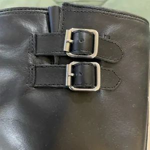 Dolce Vita Black Heeled Boots with Buckle Detail thumbnail 3