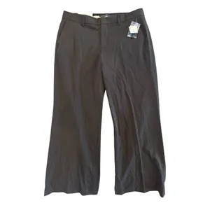 GAP Trouser Pants Size 6 Ankle Black GapStretch Career Wide Leg NWT thumbnail 2