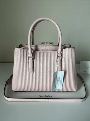 Kate Spade Thompson Street Shiny Quilted Small Satchel Bag Set thumbnail 11