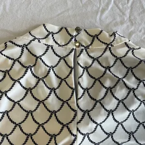 Tommy Hilfiger Blouse Women's White Blue Nautical Rope Med Top Tank Sleeveless thumbnail 4