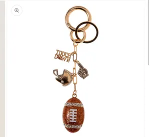 Football Charm Keychain / Bag Charm thumbnail 2