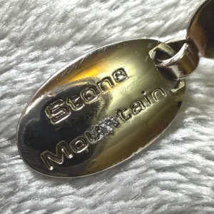 Stone Mountain‎ Tan Leather Wristlet Clutch Bag Pebble Grain Cream Beige Zipper thumbnail 5