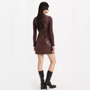 NWT Levi’s Penny Faux leather dress, size S thumbnail 3