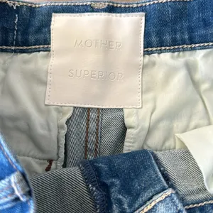 Mother Superior High Waisted Spinner Prep Skimp Jeans in Flash Back Size: 27 thumbnail 8