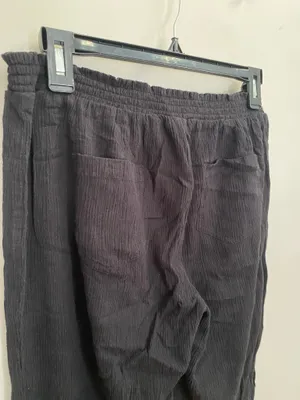 Women’s Black Drawstring Linen thumbnail 5